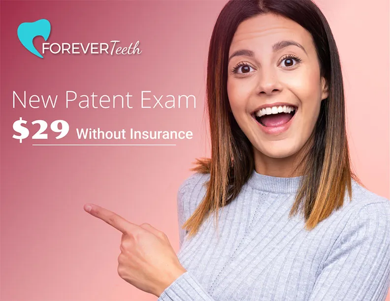 Excited Lady Pointing To Special Offer